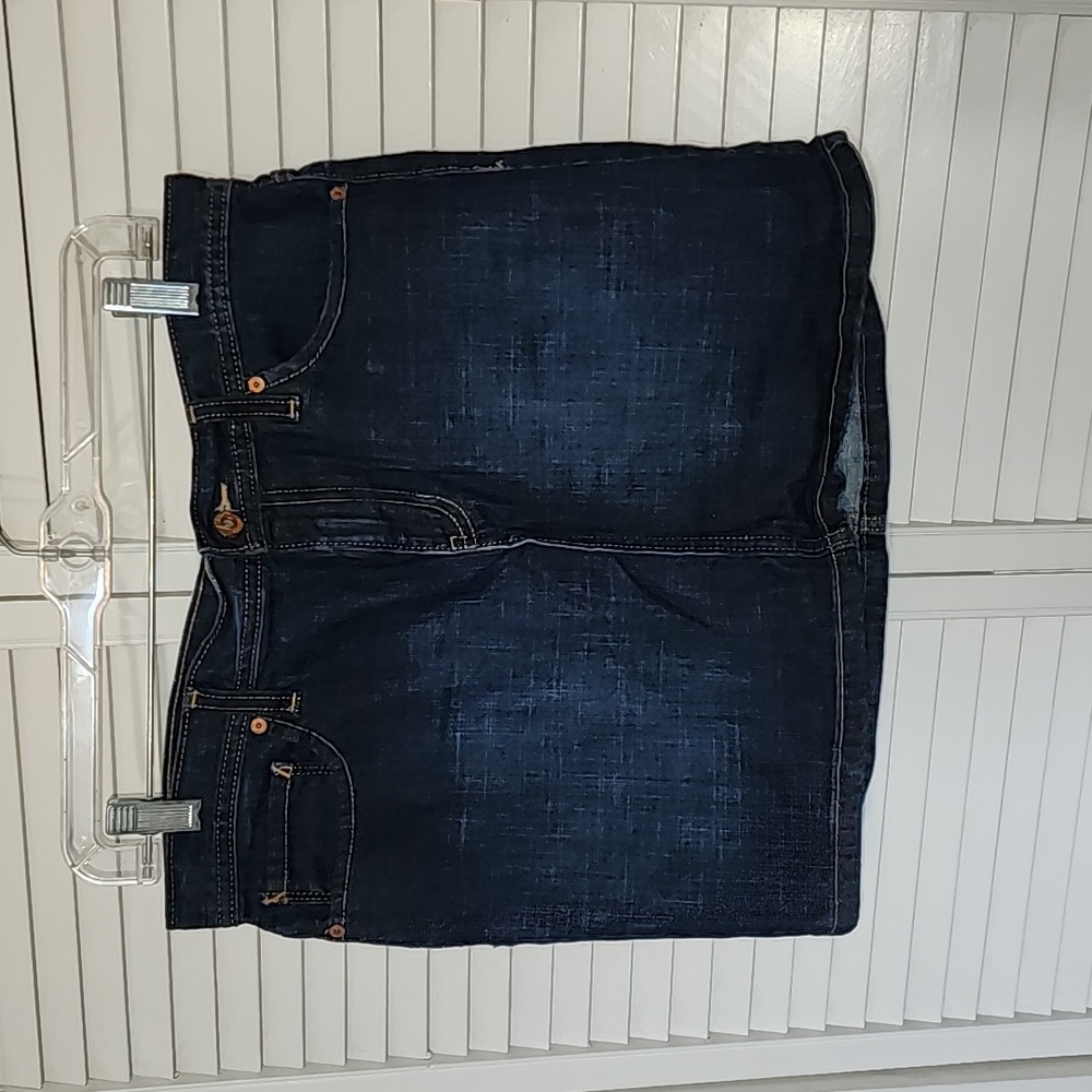 Gap Dark Wash Denim Short Skirt, Size 8
